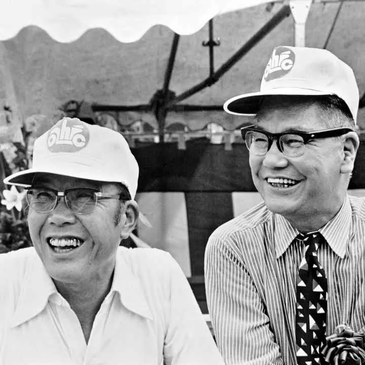 Soichiro Honda in 80's